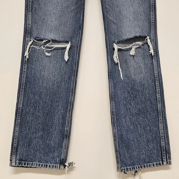 📌241 RE/DONE DISTRESSED  90S HIGH RISE LOOSE JEANS WOMEN'S SIZE 27 - Picture 6 of 15